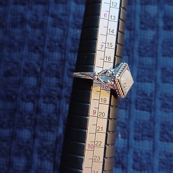 Beautiful Ammolite Silver Filled Ring Womens Jewelry Size 8 (New) - Picture 2 of 4